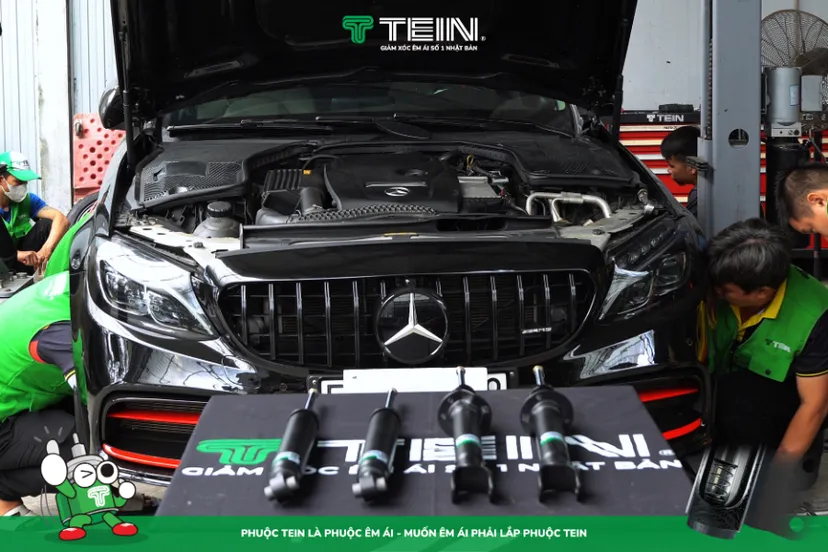 Hình ảnh xe Phuộc nhún Mercedes C-CLASS W205(C200 - C250 - C300) TEIN BASIC