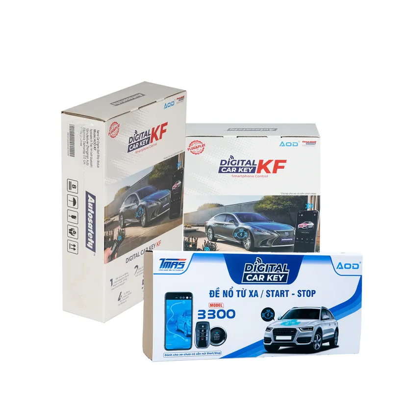 Hình ảnh xe Đề nổ từ xa Digital Carkey