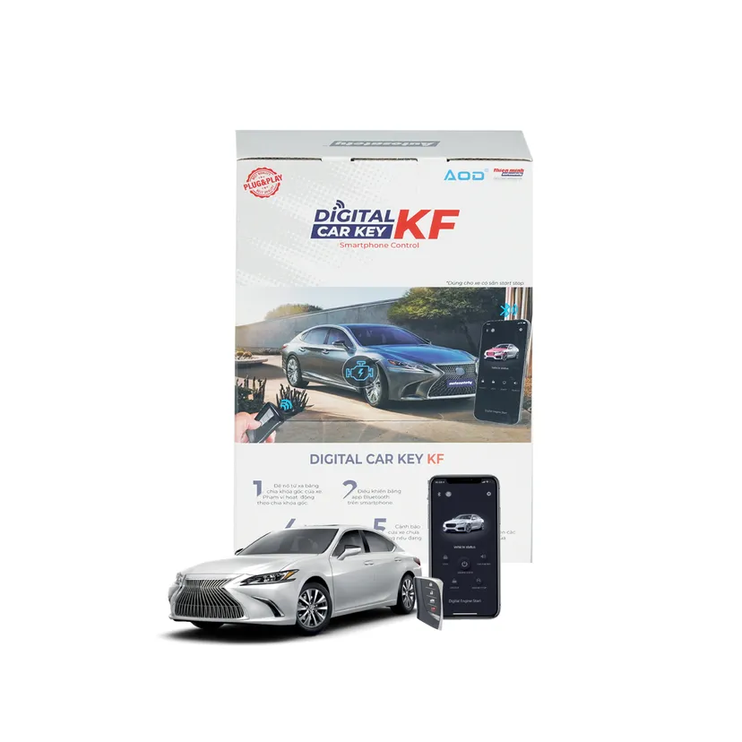 Hình ảnh xe Đề nổ từ xa Digital Carkey