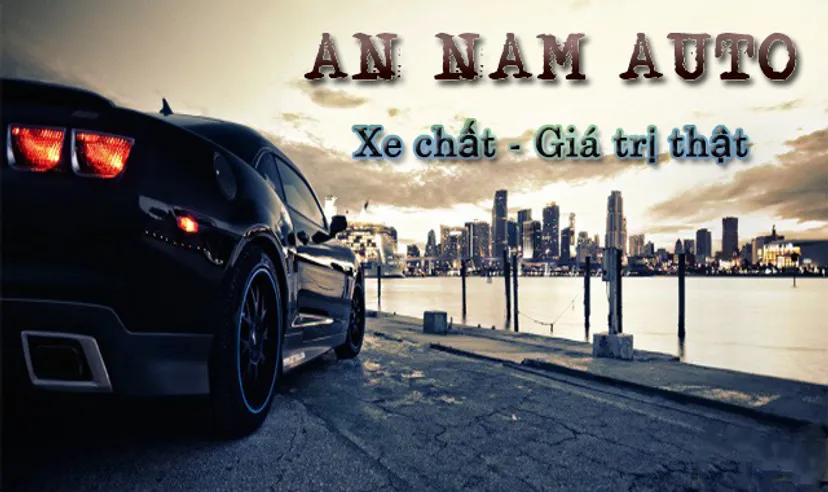 Banner cửa hàng AN NAM AUTO