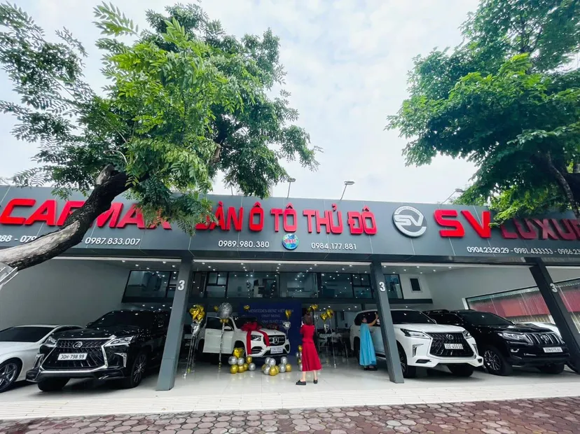 Banner cửa hàng SÀN Ô TÔ THỦ ĐÔ