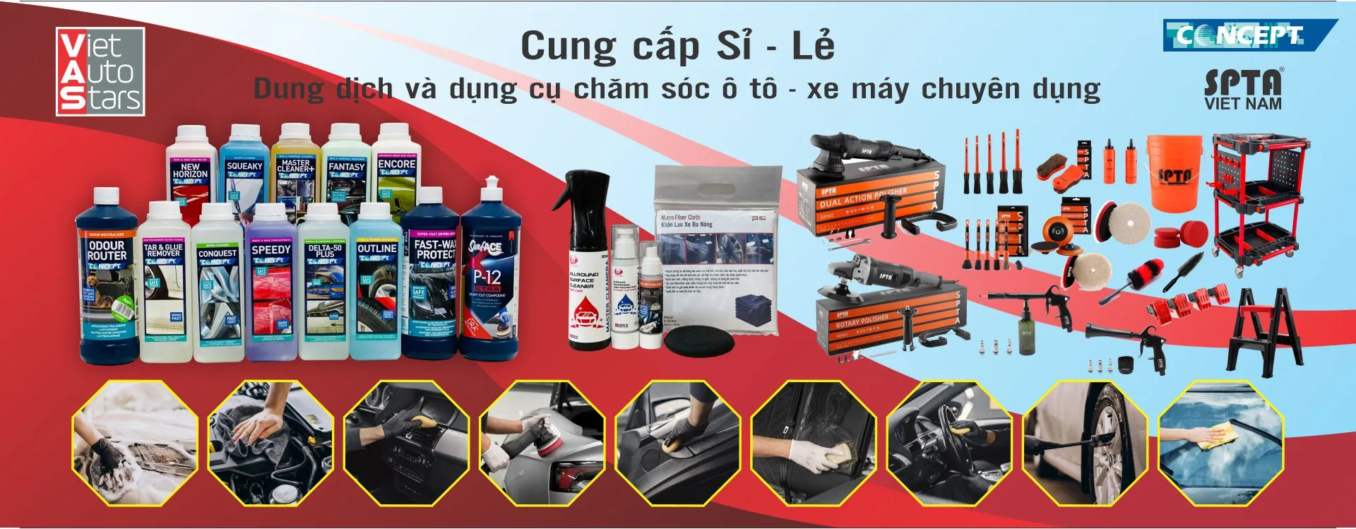 Banner cửa hàng SAO VIỆT Ô TÔ