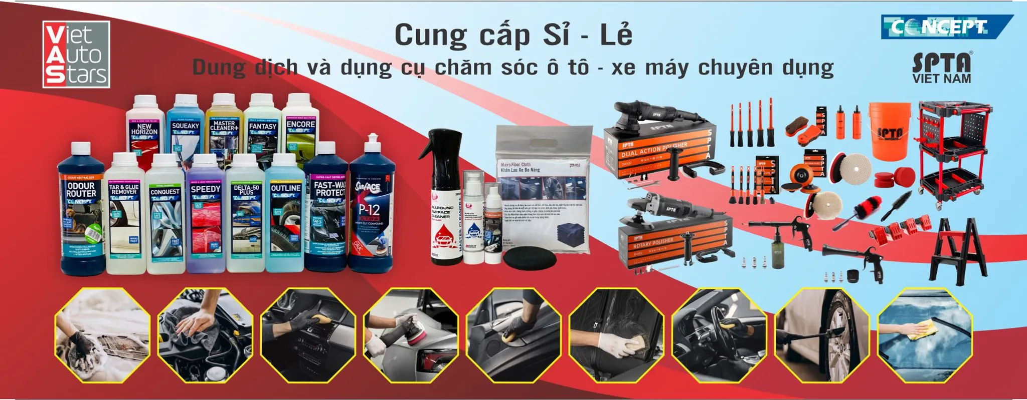 Banner cửa hàng SAO VIỆT Ô TÔ
