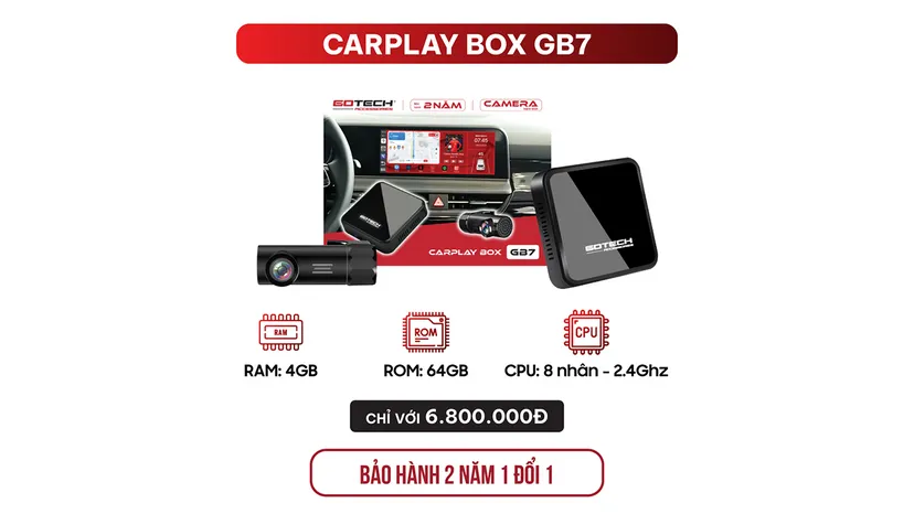 Hình ảnh xe Android Box Gotech GB7