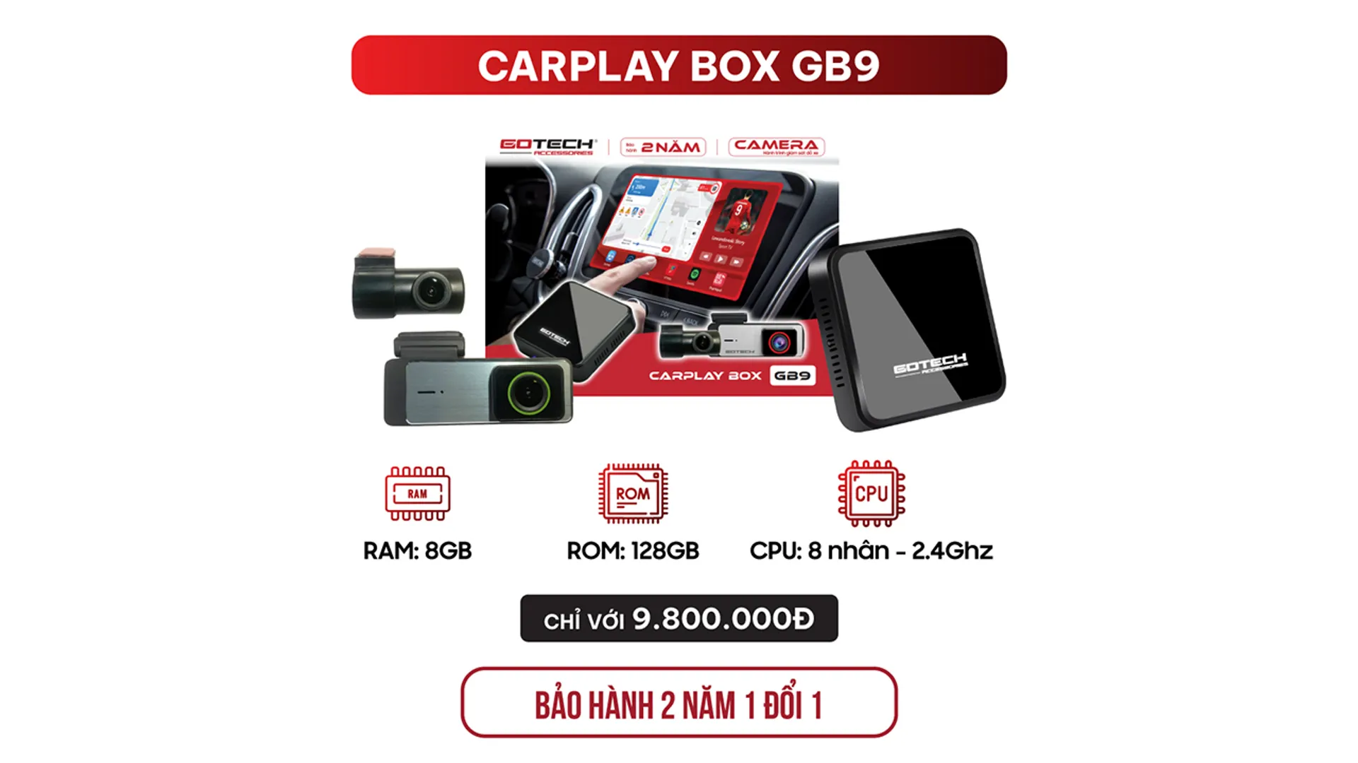 Hình ảnh phụ kiện  Android Box Gotech GB9