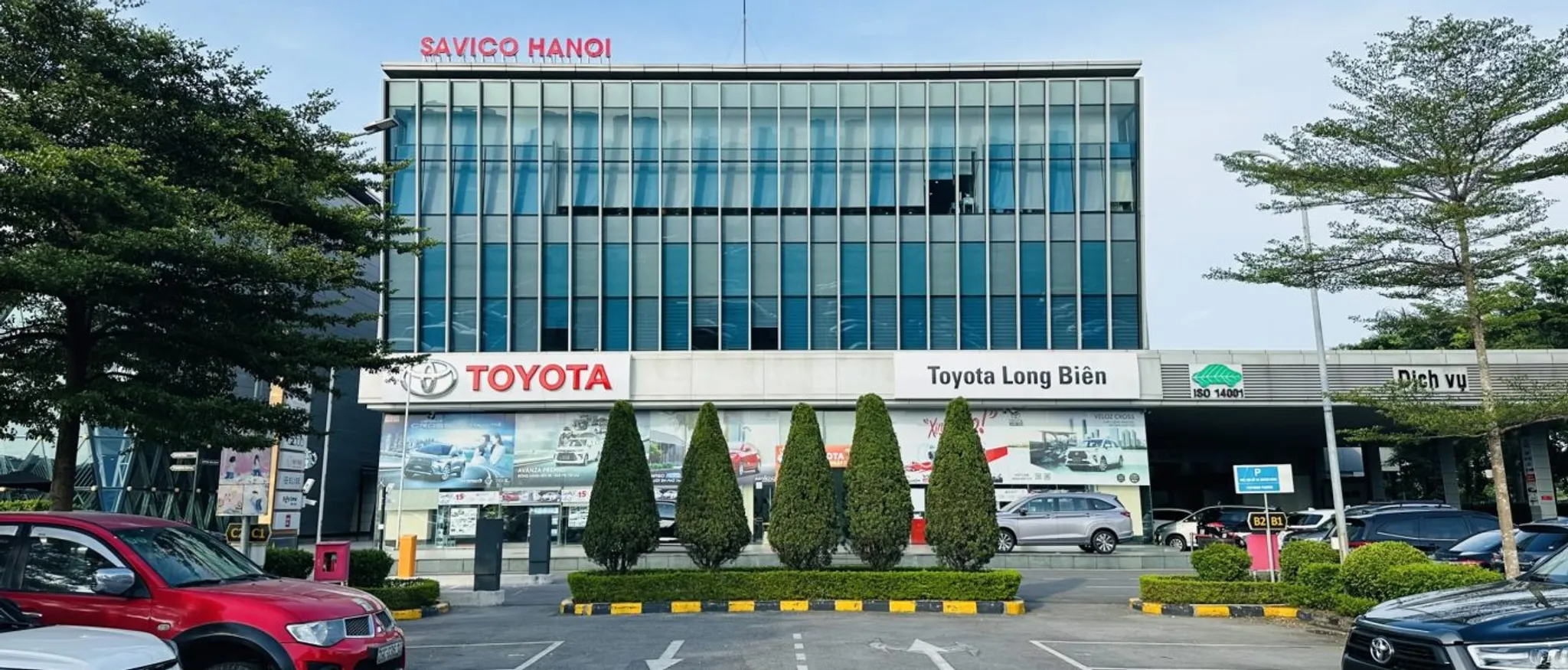 Banner cửa hàng TOYOTA LONG BIÊN