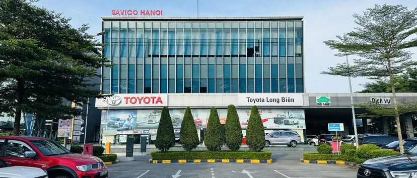 Banner cửa hàng TOYOTA LONG BIÊN