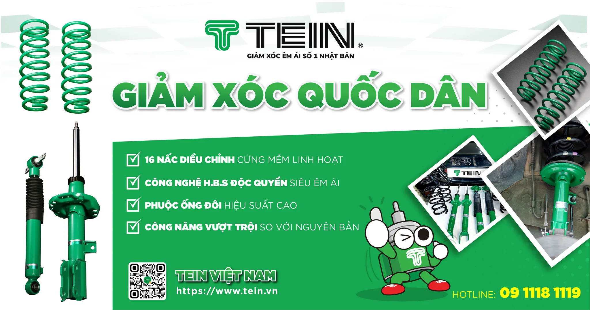 Banner cửa hàng TEIN VIỆT NAM