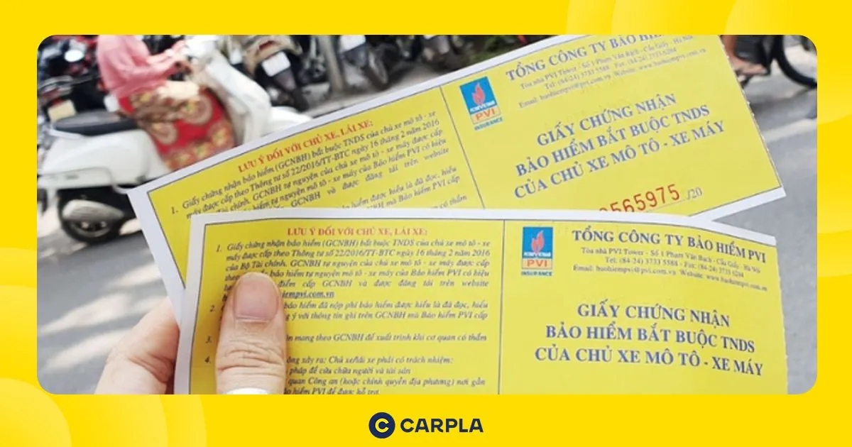 Không có bảo hiểm xe máy phạt bao nhiêu tiền?