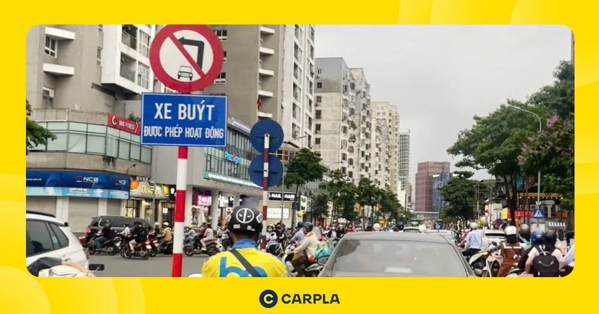 Mức phạt lỗi cấm rẽ trái ô tô mới nhất 2025