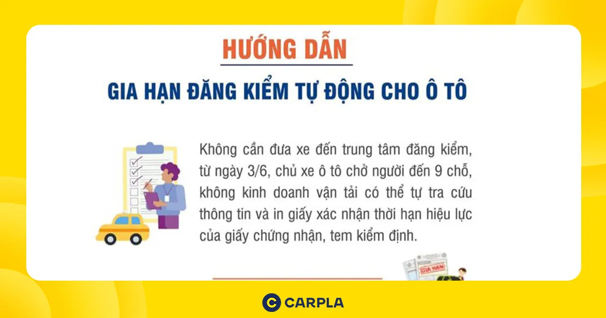 Hướng dẫn tra cứu hạn đăng kiểm và gia hạn đăng kiểm online tại nhà