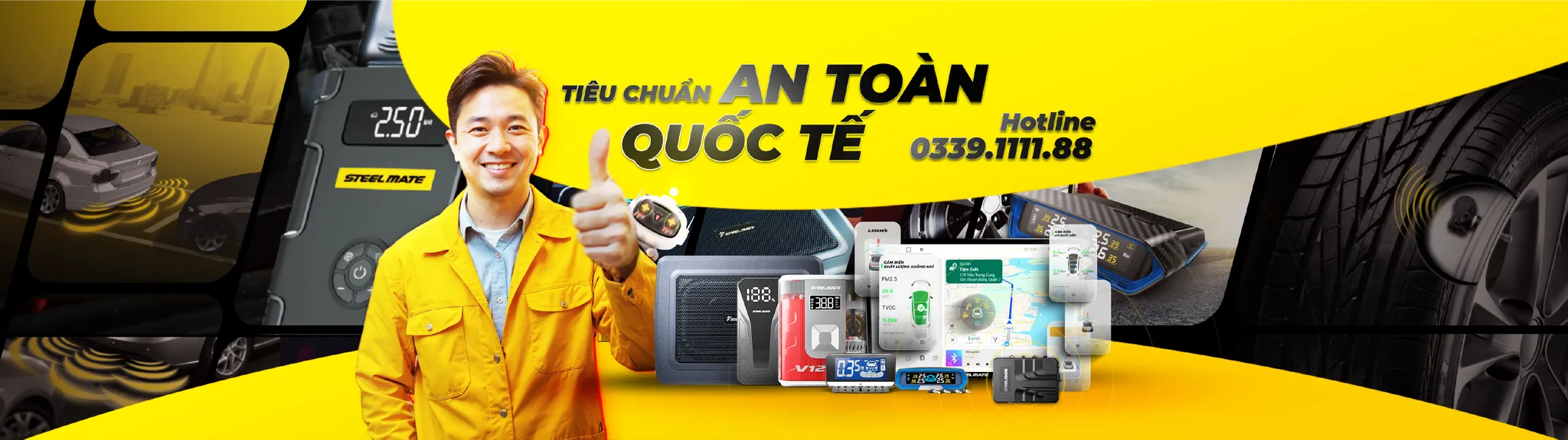 Banner cửa hàng STEELMATE OFFICAL
