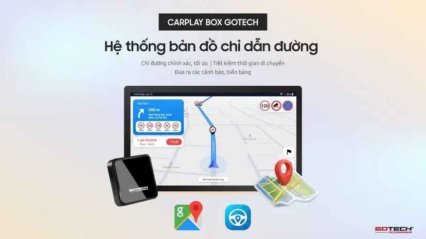 Hình ảnh xe Android Box Gotech GB7