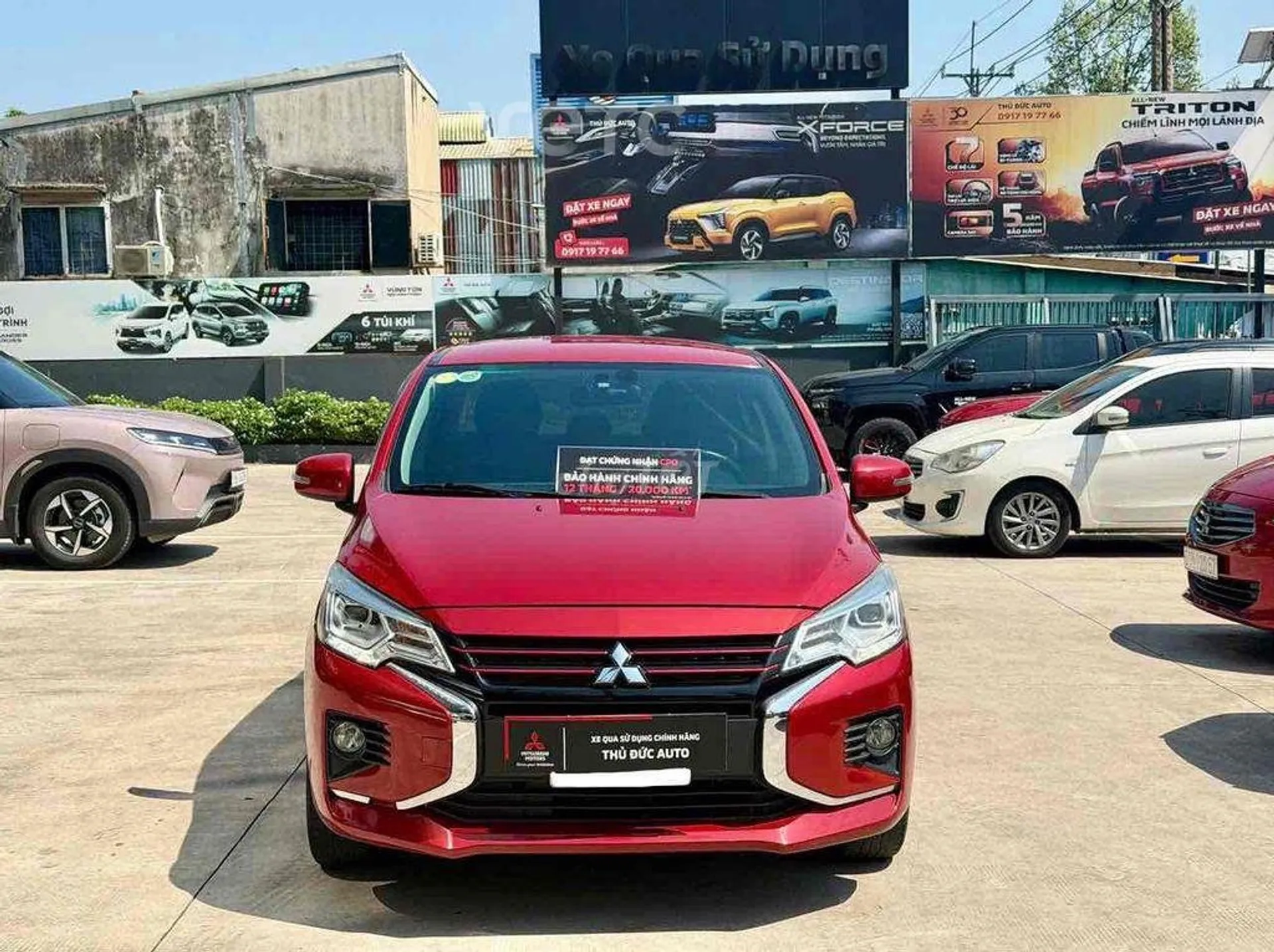 Hình ảnh xe Mitsubishi Attrage 2022 Đỏ 52.400 km