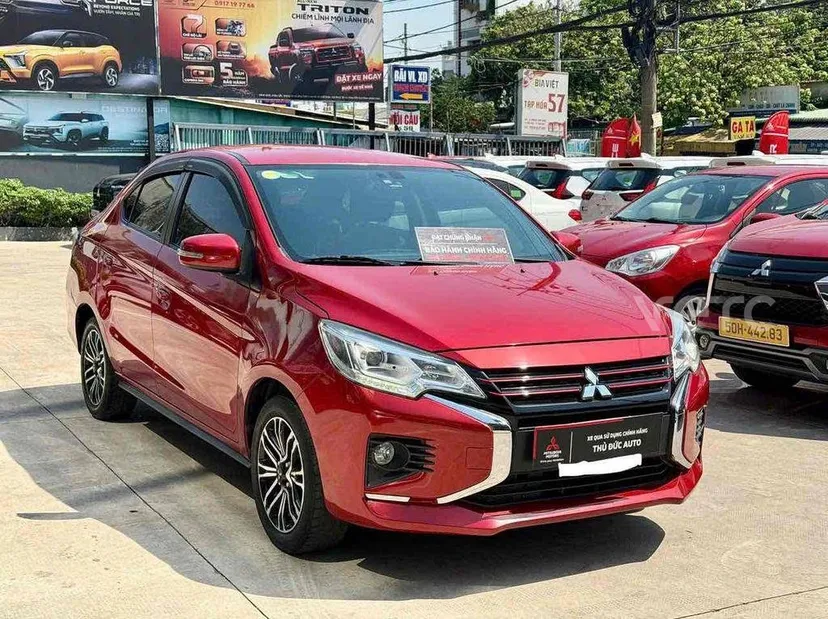 Hình ảnh xe Mitsubishi Attrage 2022 Đỏ 52.400 km