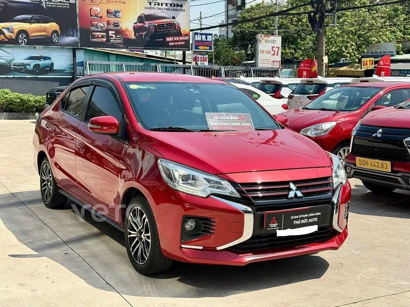 Hình ảnh xe Mitsubishi Attrage 2022 Đỏ 52.400 km