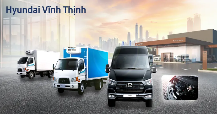 Banner cửa hàng HYUNDAI VĨNH THỊNH