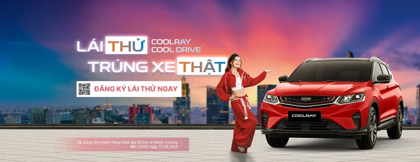 Banner cửa hàng GEELY THÁI NGUYÊN