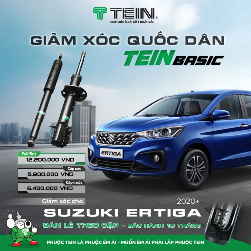 Hình ảnh xe Phuộc Nhún SUZUKI ERTIGA (2020+) TEIN BASIC
