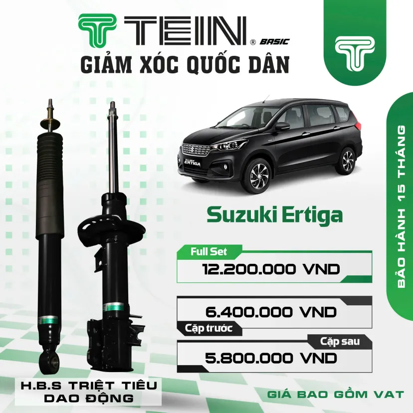 Hình ảnh xe Phuộc Nhún SUZUKI ERTIGA (2020+) TEIN BASIC