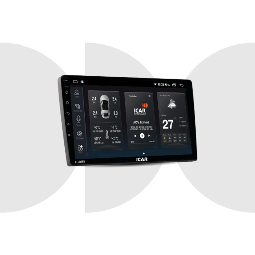 Hình ảnh xe Thiết bị dẫn đường ICAR Android Elliview UE