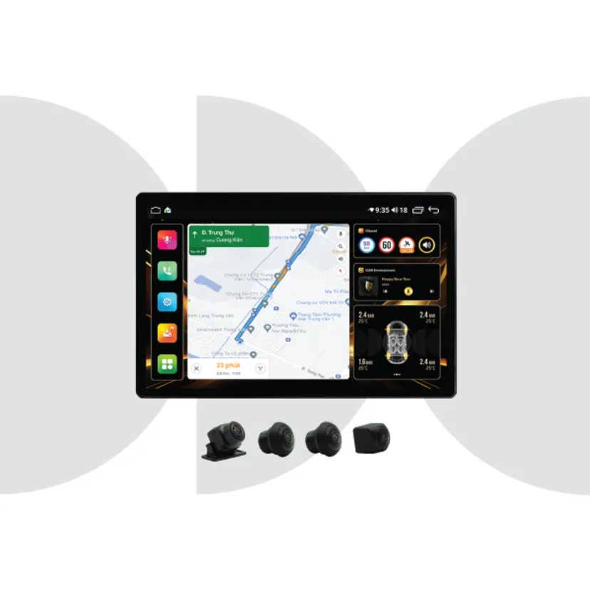 Hình ảnh xe Màn hình Android liền cam 360 ICAR Elliview Q5LS 2K