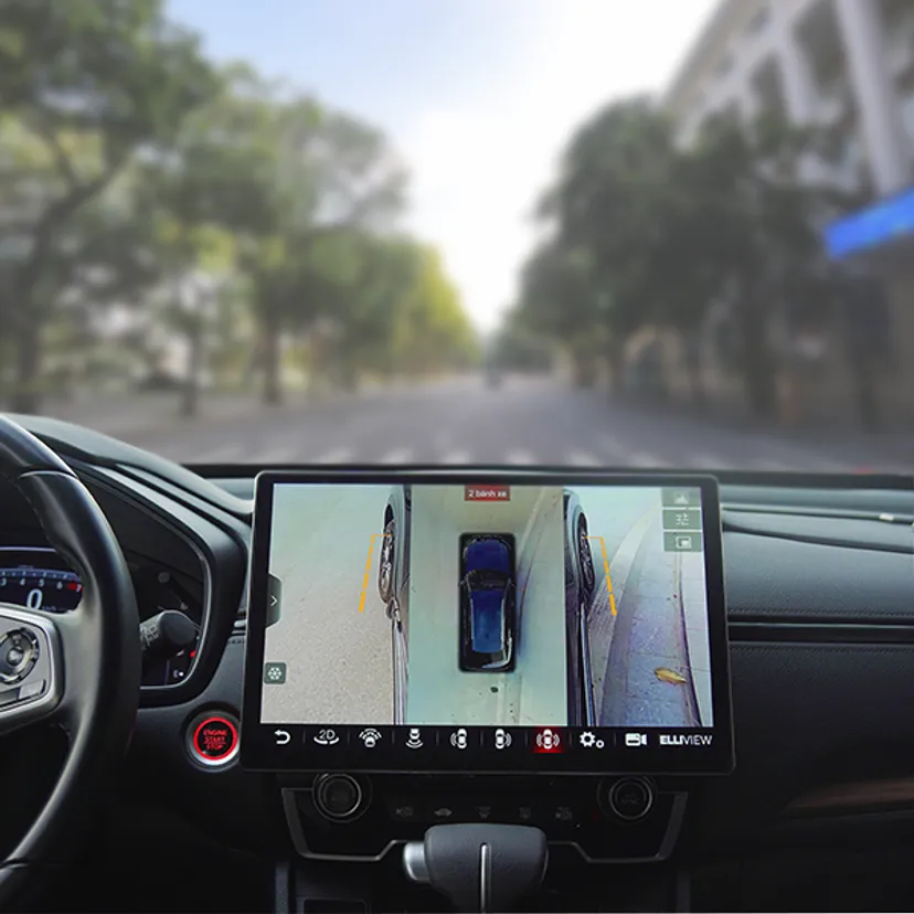 Hình ảnh xe Màn hình Android liền cam 360 ICAR Elliview Q5LS 2K
