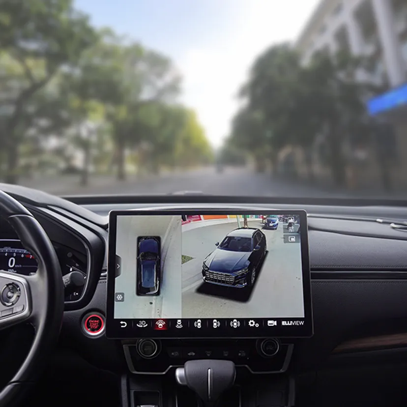 Hình ảnh xe Màn hình Android liền cam 360 ICAR Elliview Q5LS 2K
