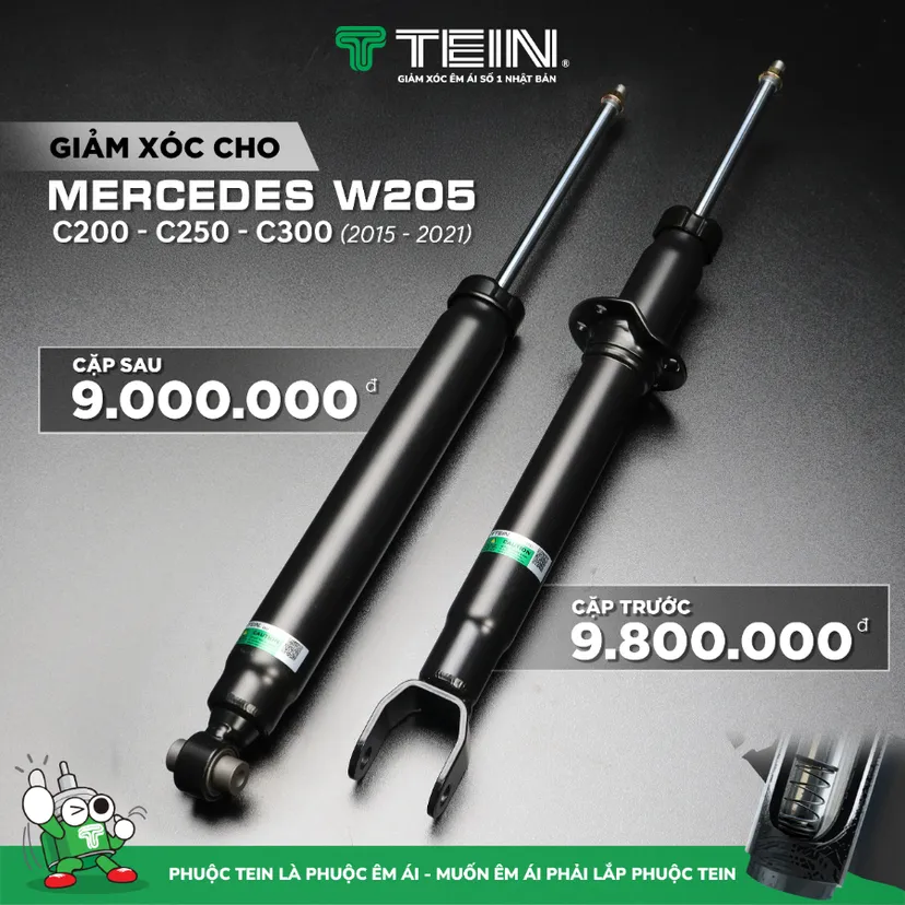 Hình ảnh xe Phuộc nhún Mercedes C-CLASS W205(C200 - C250 - C300) TEIN BASIC