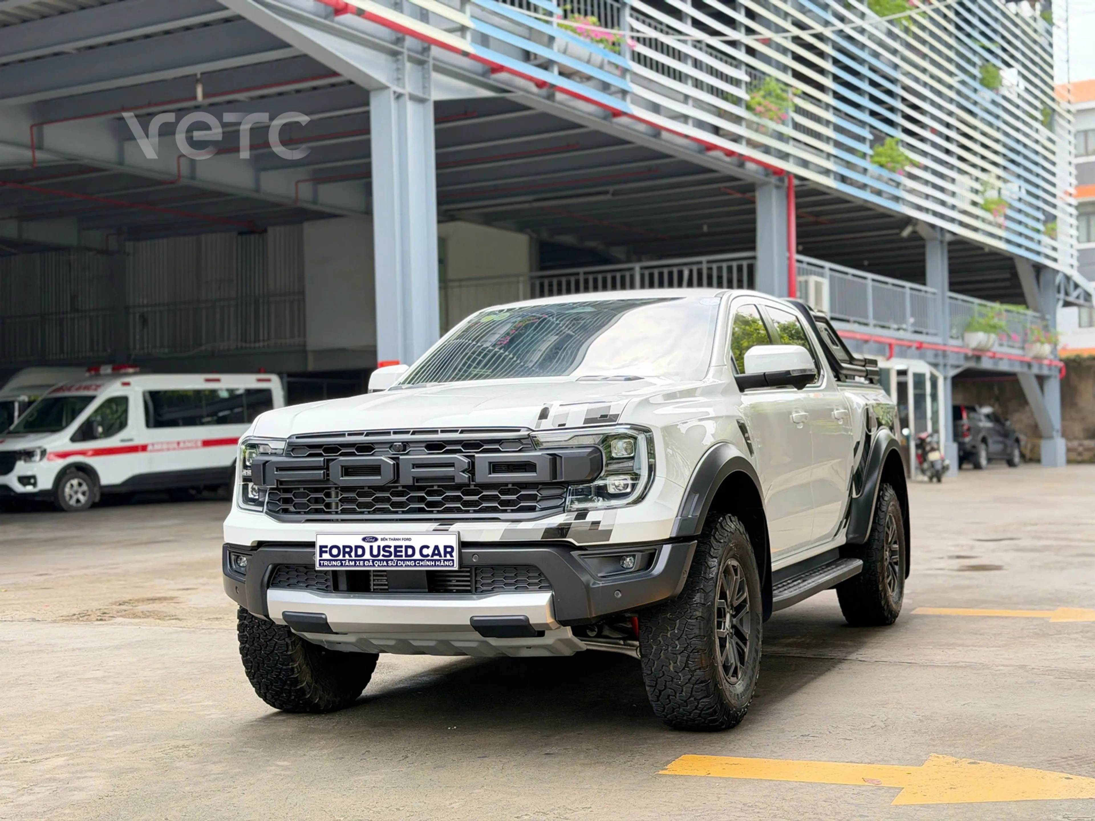 Ảnh xe Ford Ranger Raptor 2.0L 4x4 AT 2023 Trắng 36.000 km