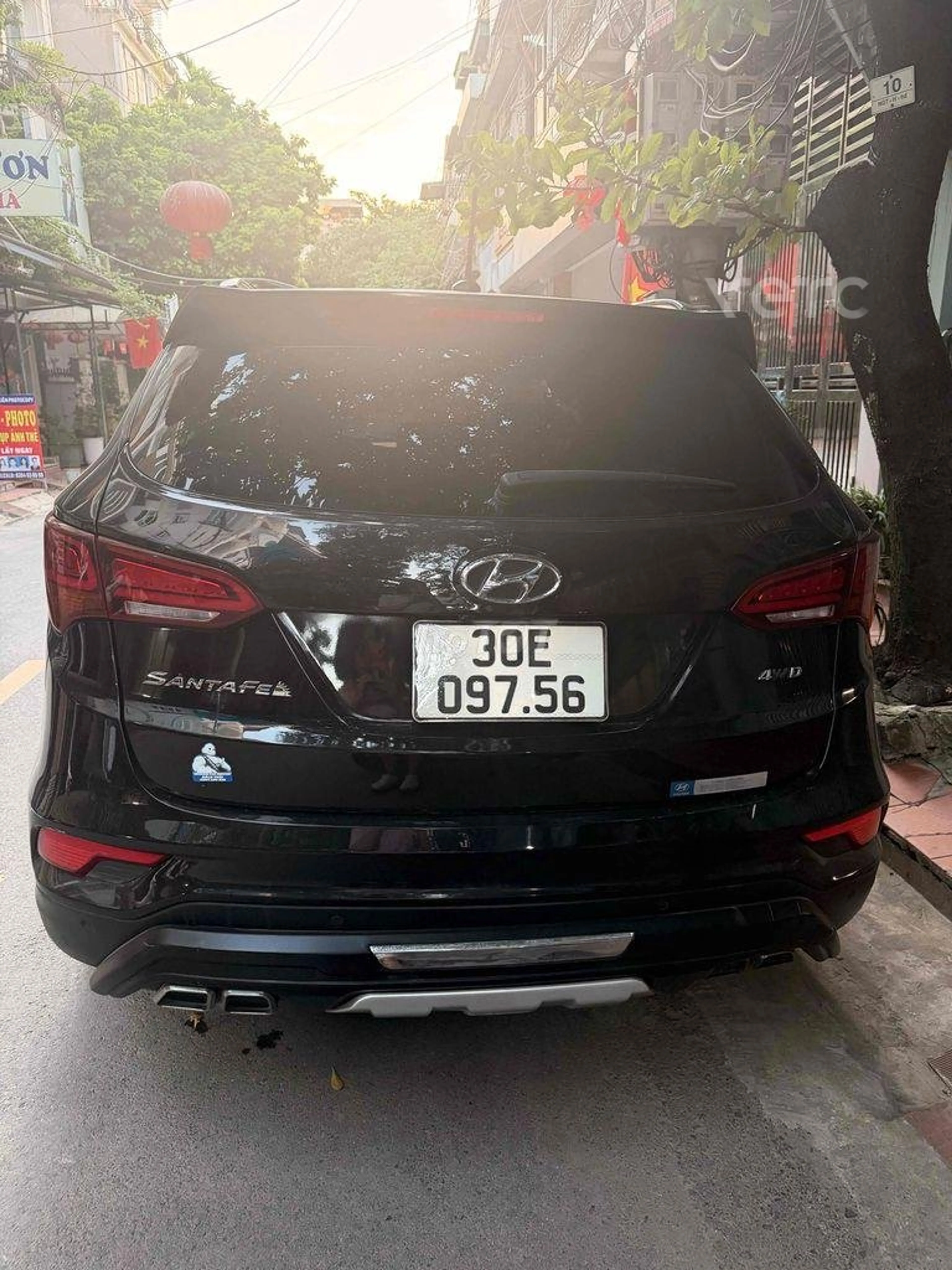Ảnh xe Hyundai Santa Fe 2017 Đen 94.000 km