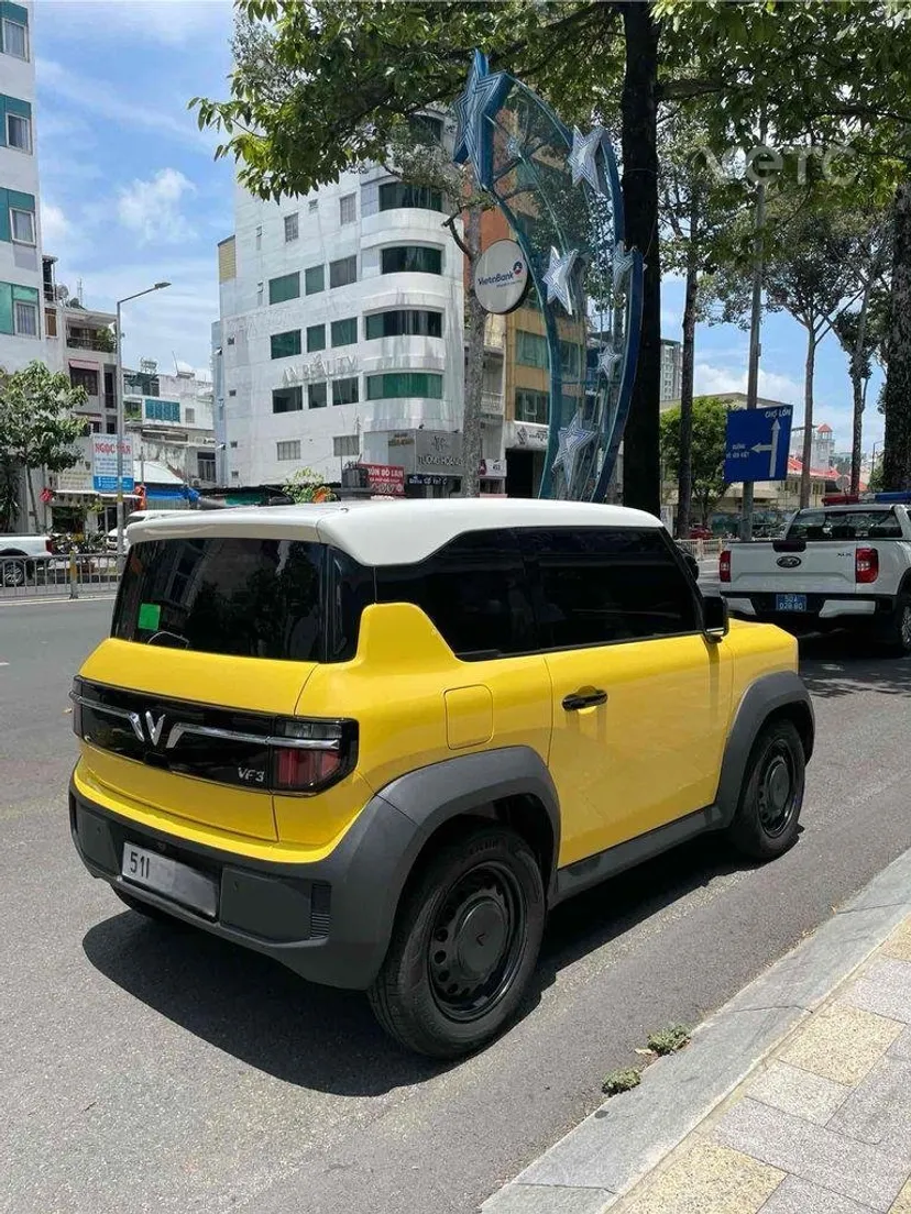 Hình ảnh xe Vinfast VF3 2025 Vàng 5.000 km