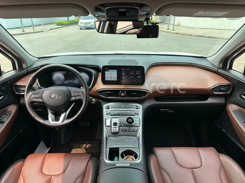 Hình ảnh xe HYUNDAI SANTA FE 2.5PREMIUM 2022 TRẮNG 50.000 KM