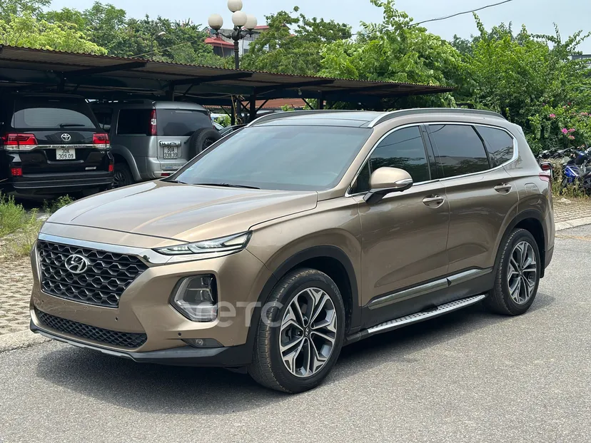 Hình ảnh xe HYUNDAI SANTA FE 2.4 4WD 2021 VÀNG 65.000 KM