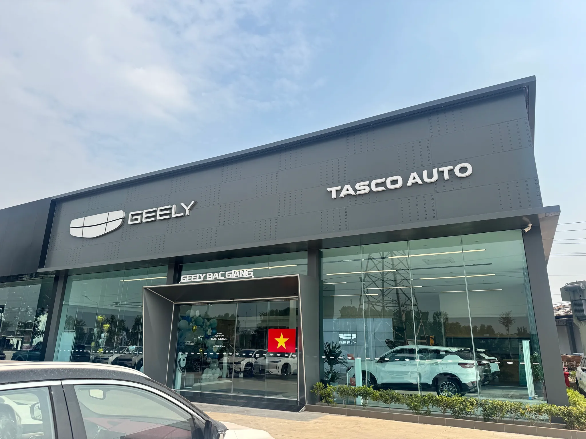 Banner cửa hàng Geely Bắc Giang