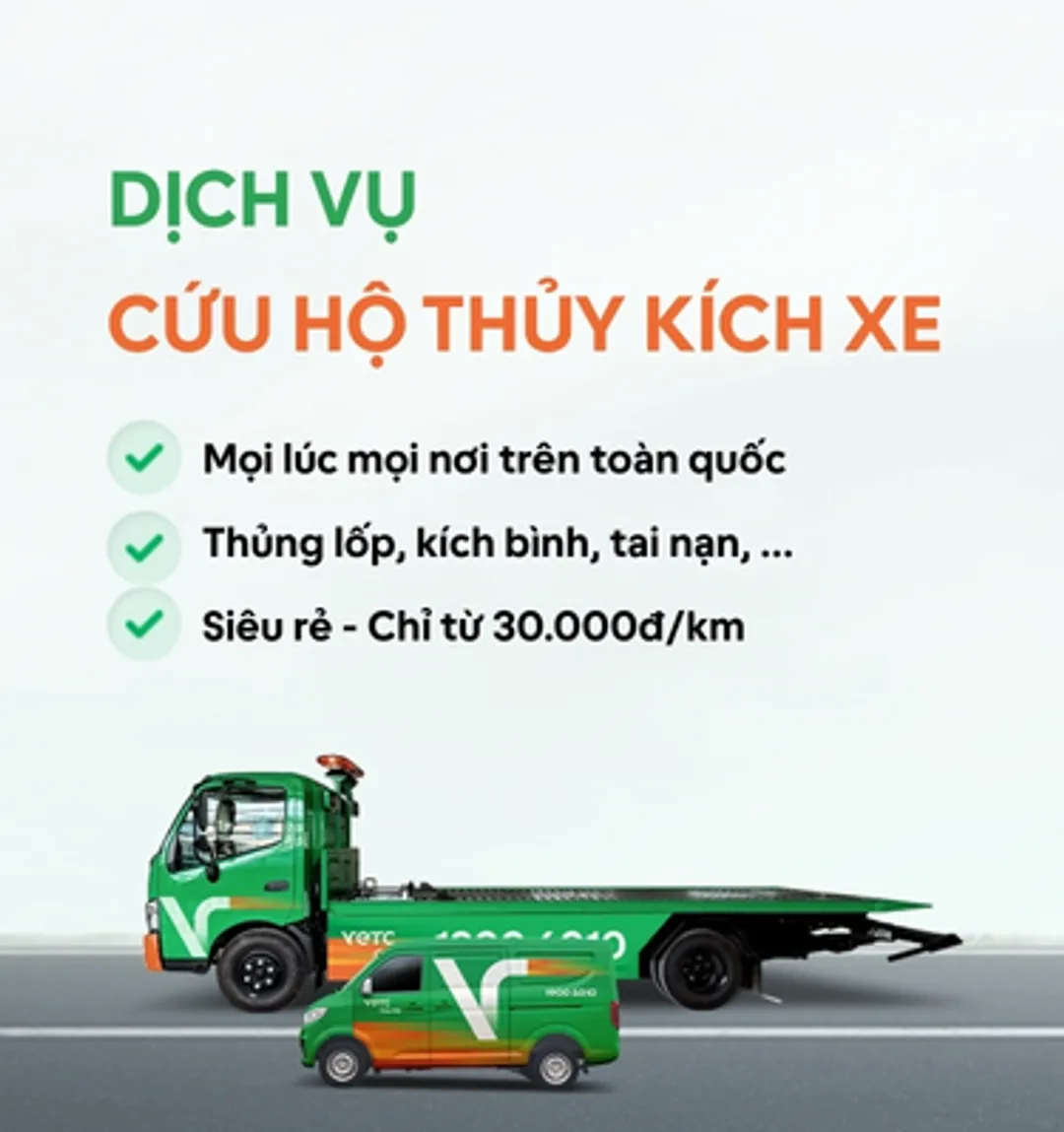 Banner cứu hộ khu vực Cứu hộ thủy kích xe