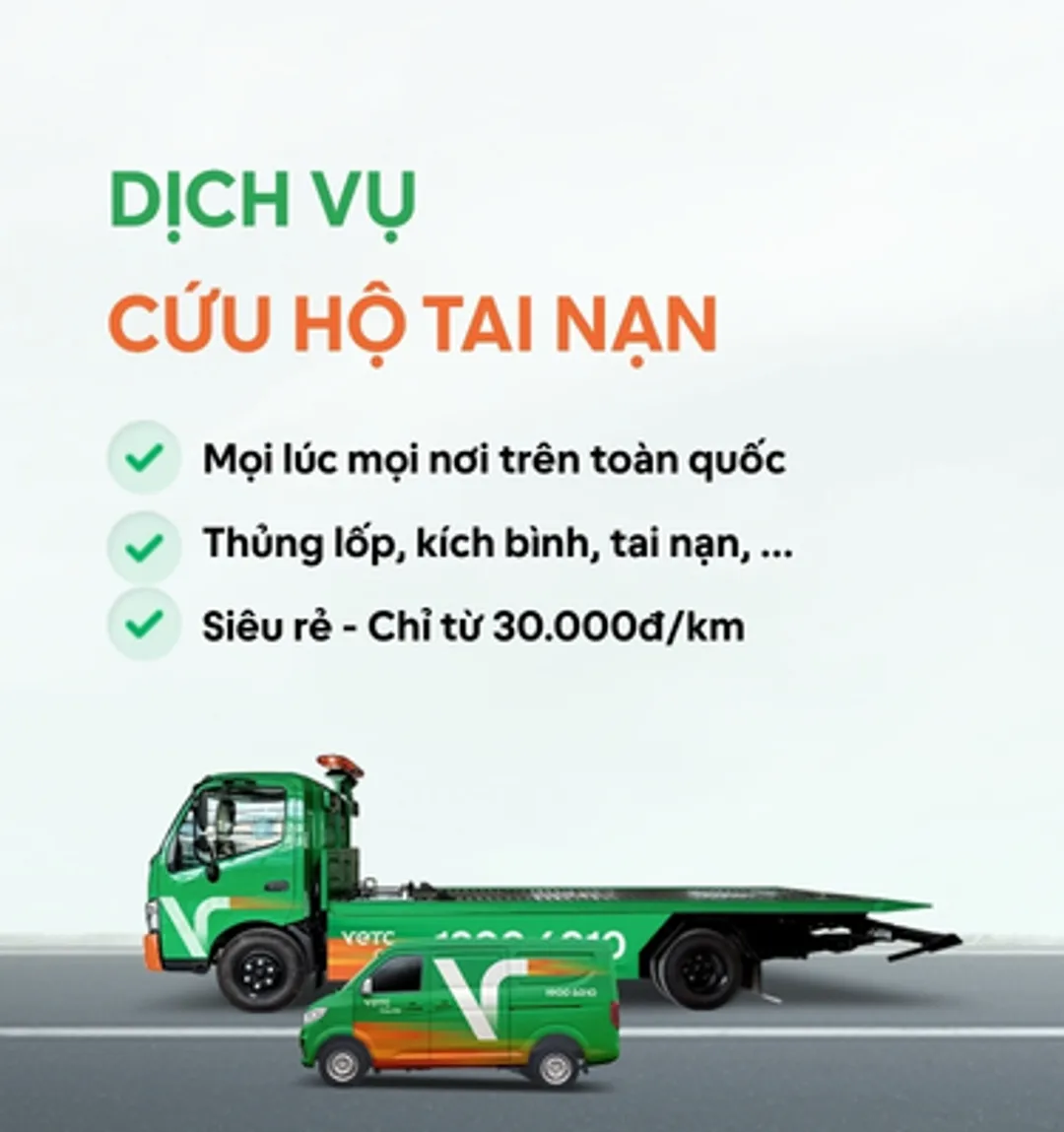 Banner cứu hộ khu vực Cứu hộ tai nạn