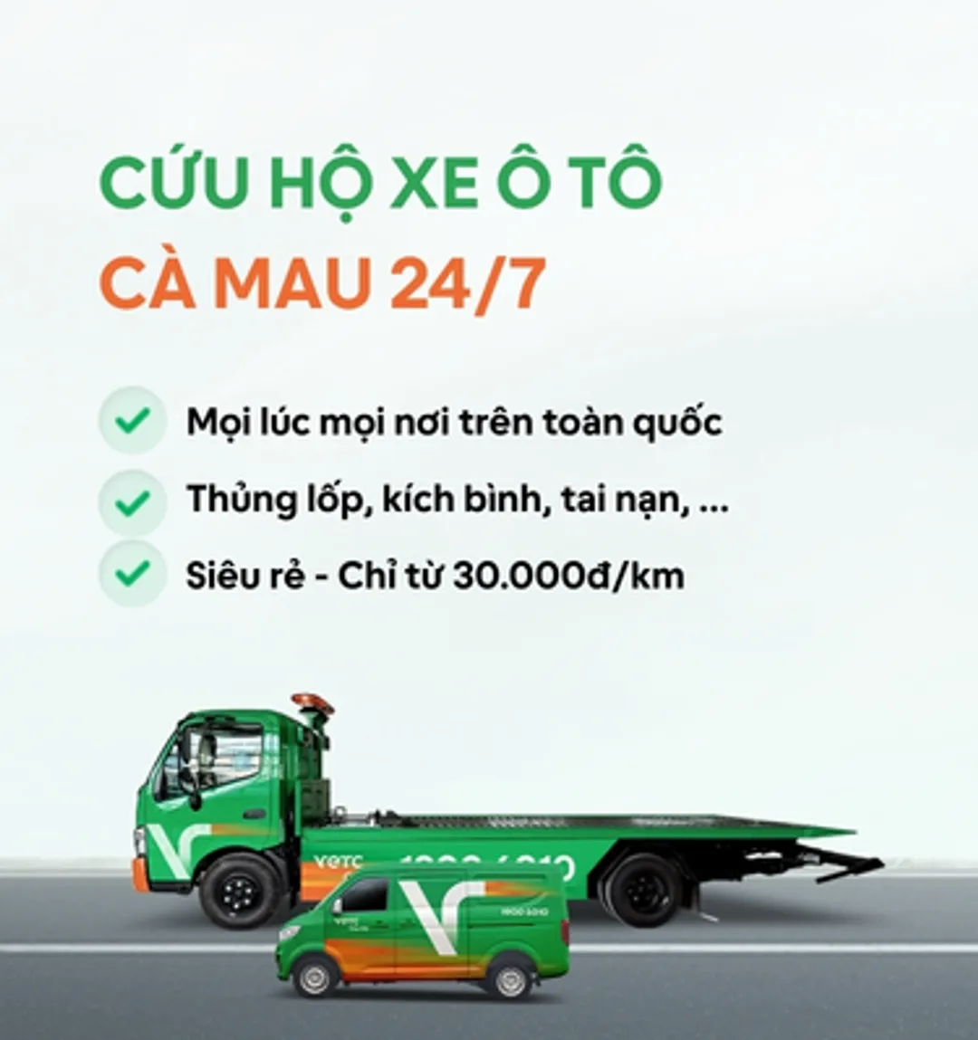 Banner cứu hộ khu vực Cà Mau