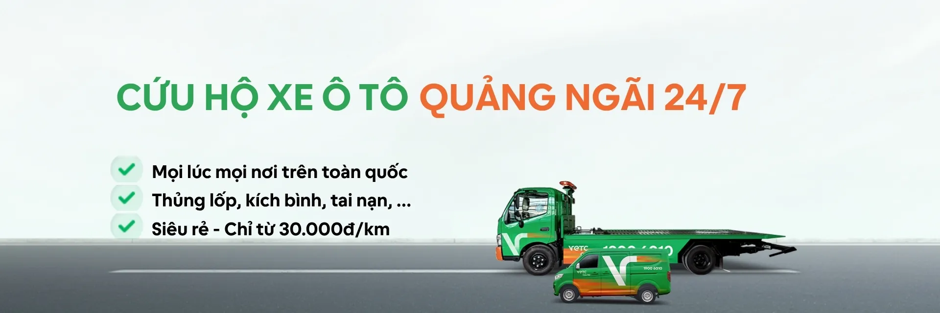 Banner cứu hộ khu vực Quảng Ngãi