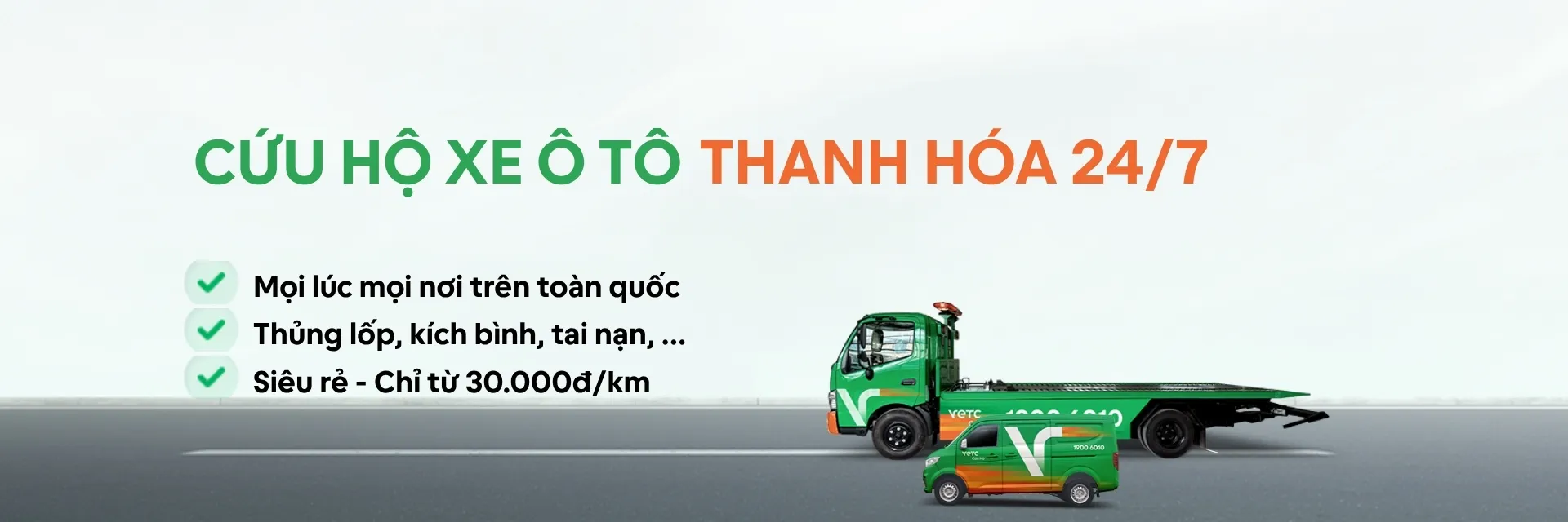 Banner cứu hộ khu vực Thanh Hóa