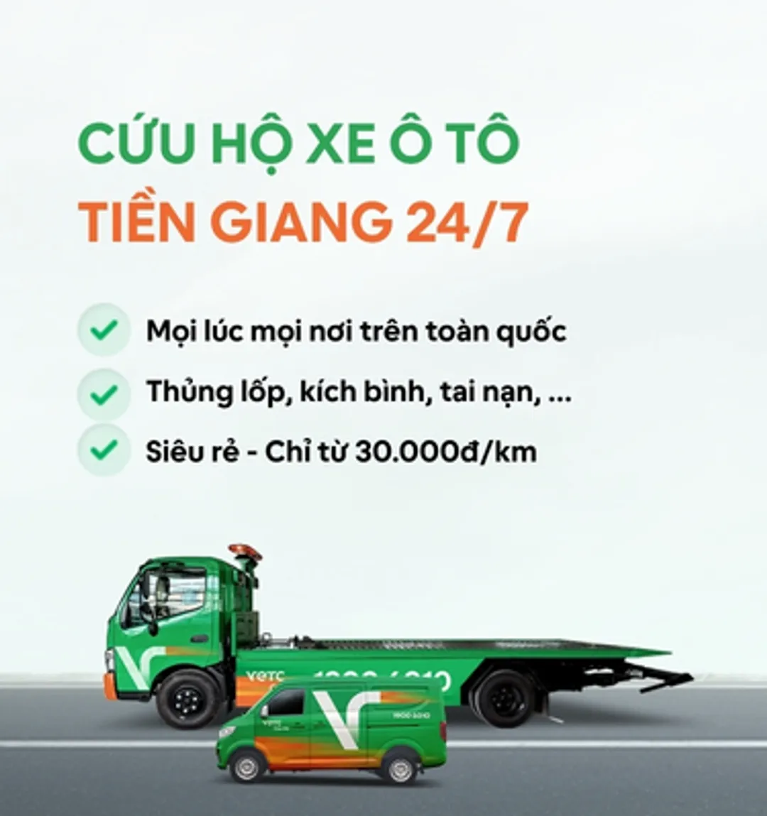 Banner cứu hộ khu vực Tiền Giang