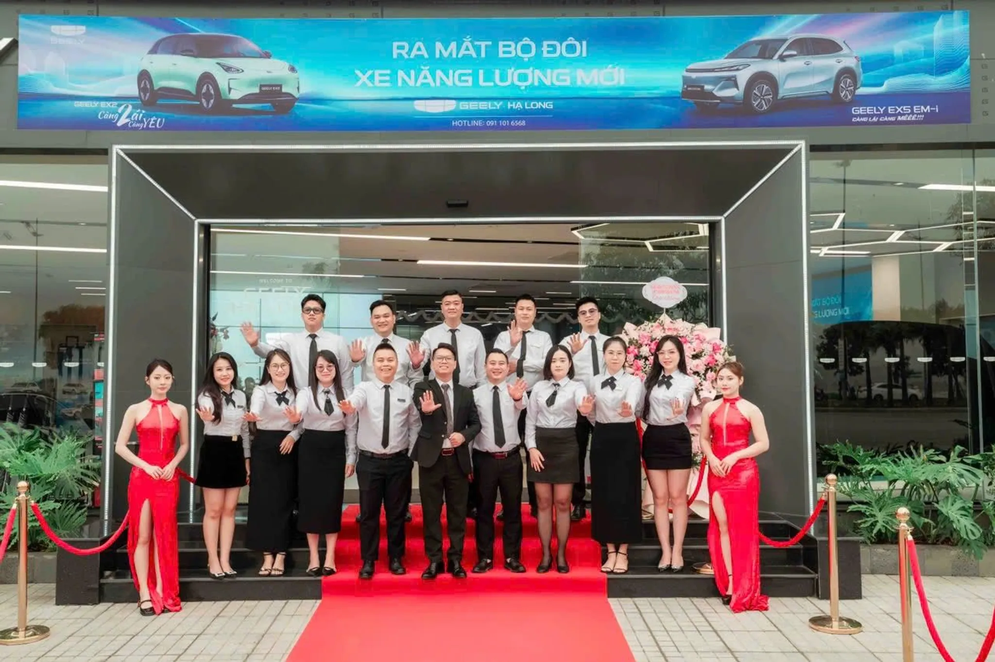 Banner cửa hàng Geely Hạ Long