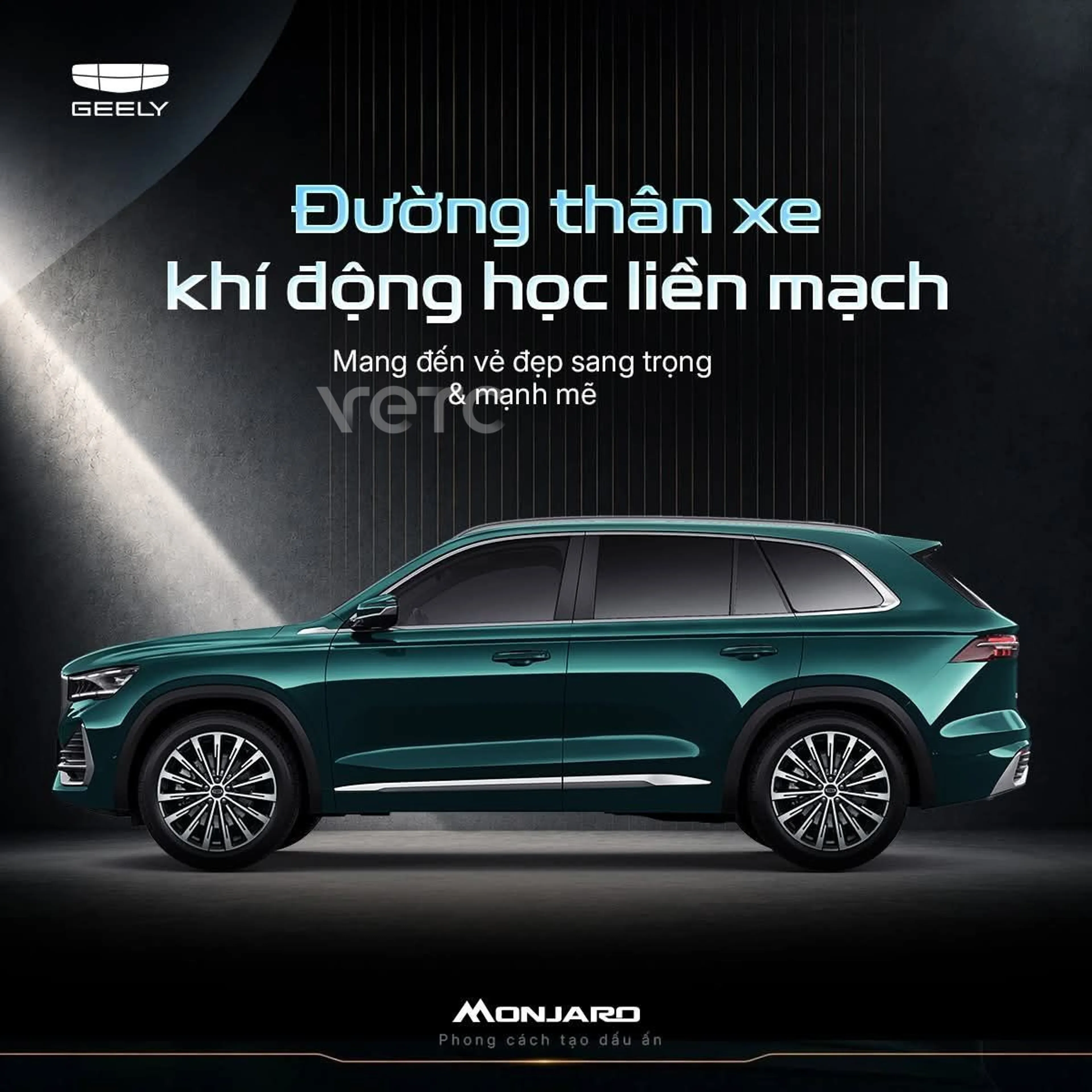 Ảnh xe Geely Monjaro Flagship 2025 Xanh