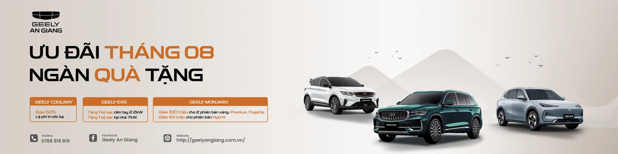Banner cửa hàng GEELY AN GIANG