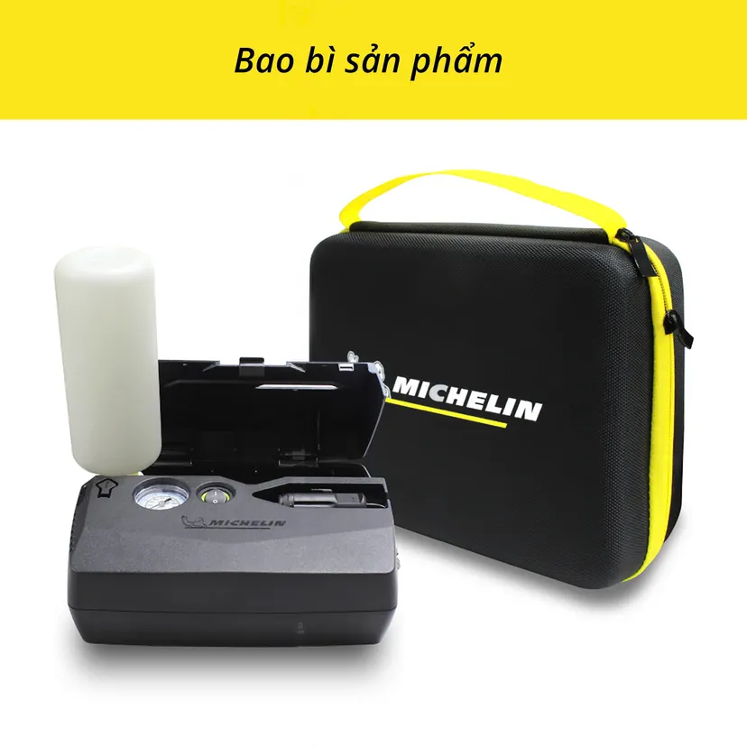 Hình ảnh xe Bơm Mini Michelin 5818 ( Bơm tự vá )