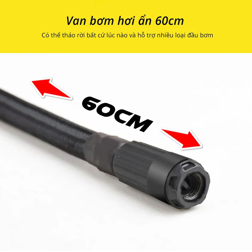 Hình ảnh xe Bơm Mini Michelin 5818 ( Bơm tự vá )