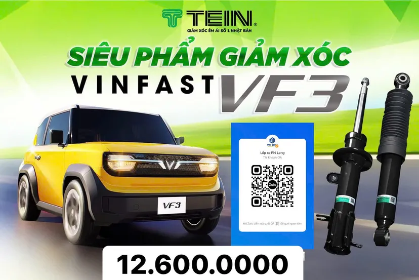 Hình ảnh xe 🚗 TRẢI NGHIỆM LÁI ÊM ÁI VƯỢT TRỘI CHO VINFAST VF3 🚗 GIẢM XÓC TEIN BASIC - SỐ 1 NHẬT BẢN