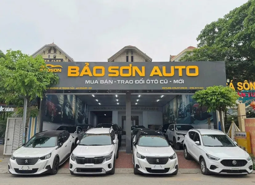Banner cửa hàng BẢO SƠN AUTO