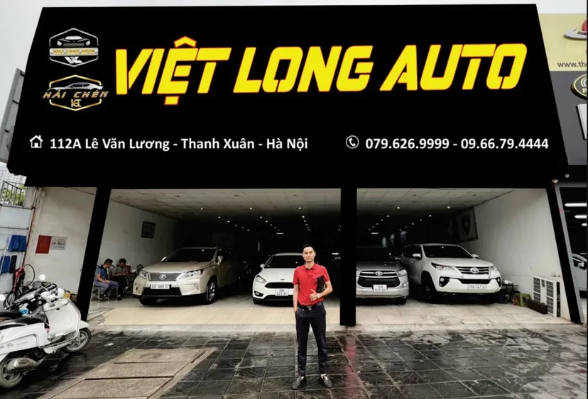 Banner cửa hàng VIỆT LONG AUTO