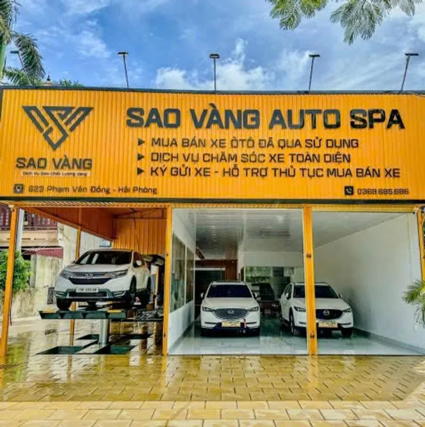 Banner cửa hàng SAO VÀNG AUTO